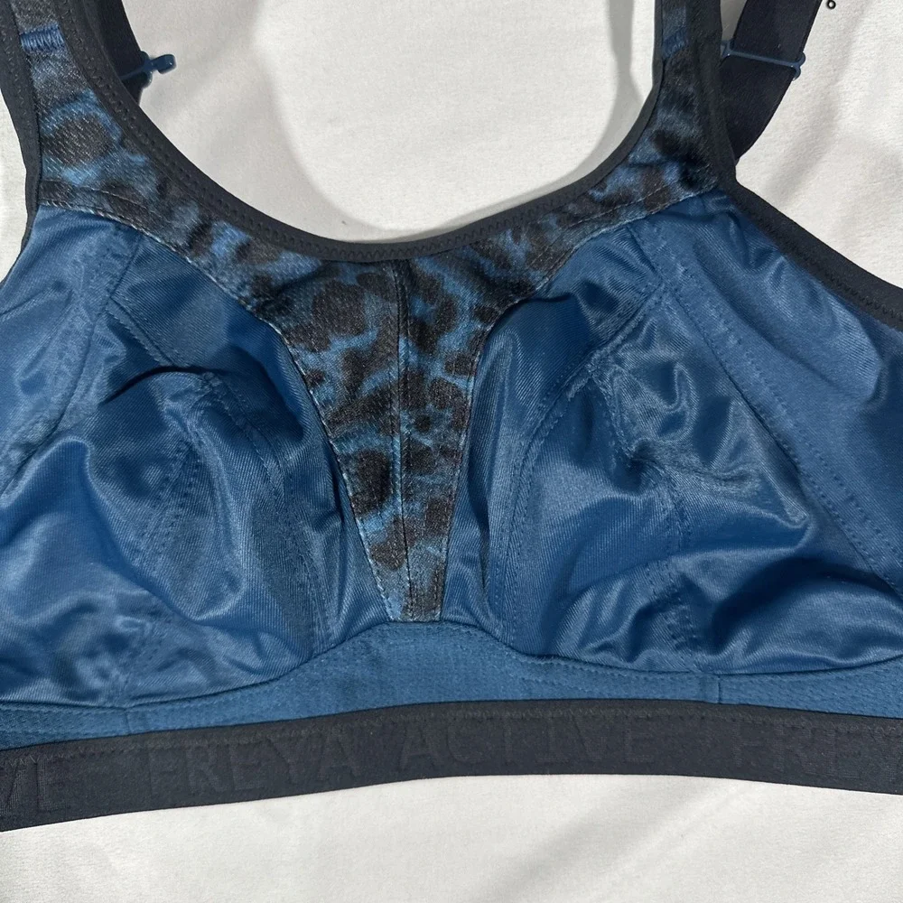 NWT $70 Freya Active [‎ 30DD ] Dynamic Wire-free Sports Bra in Teal #7002